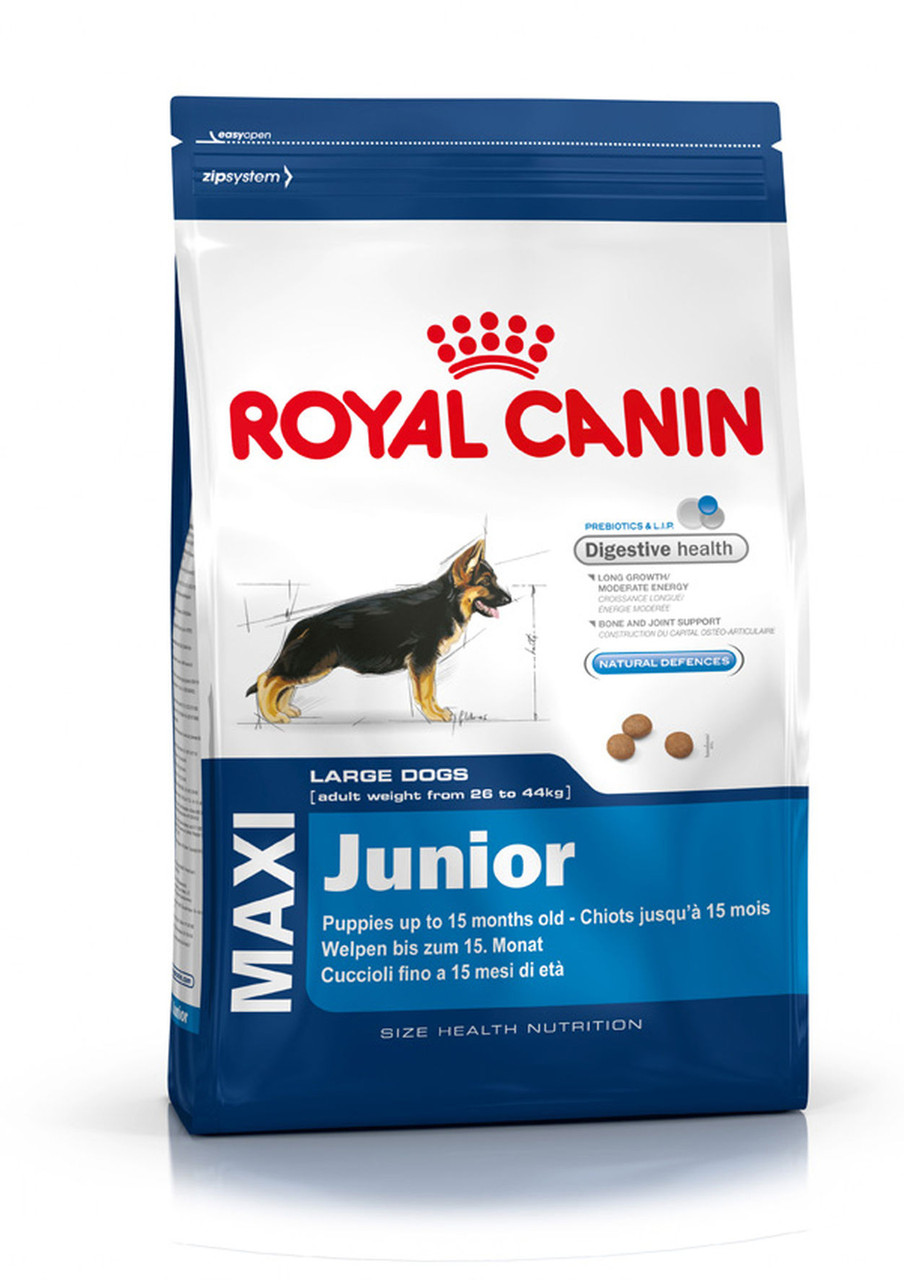 

Сухой корм Royal Canin Maxi Junior для щенков крупных пород до 15 месяцев 4 кг