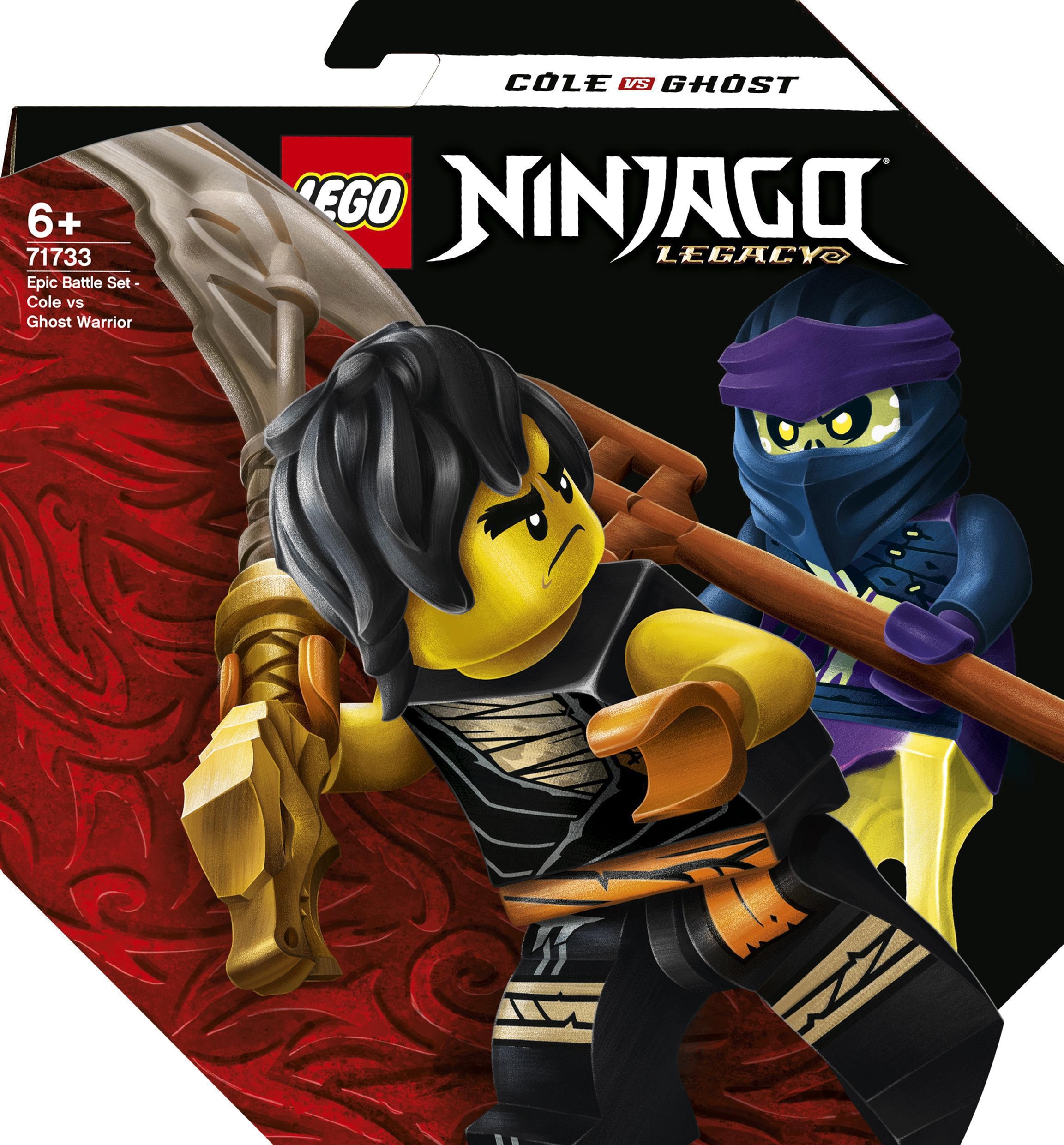 

Конструктор LEGO Ninjago Грандиозная битва: Коул против воина-призрака 51 деталь (71733)