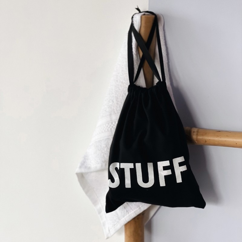 

Мешок хлопковый 30х20 см Stuff (Черный)