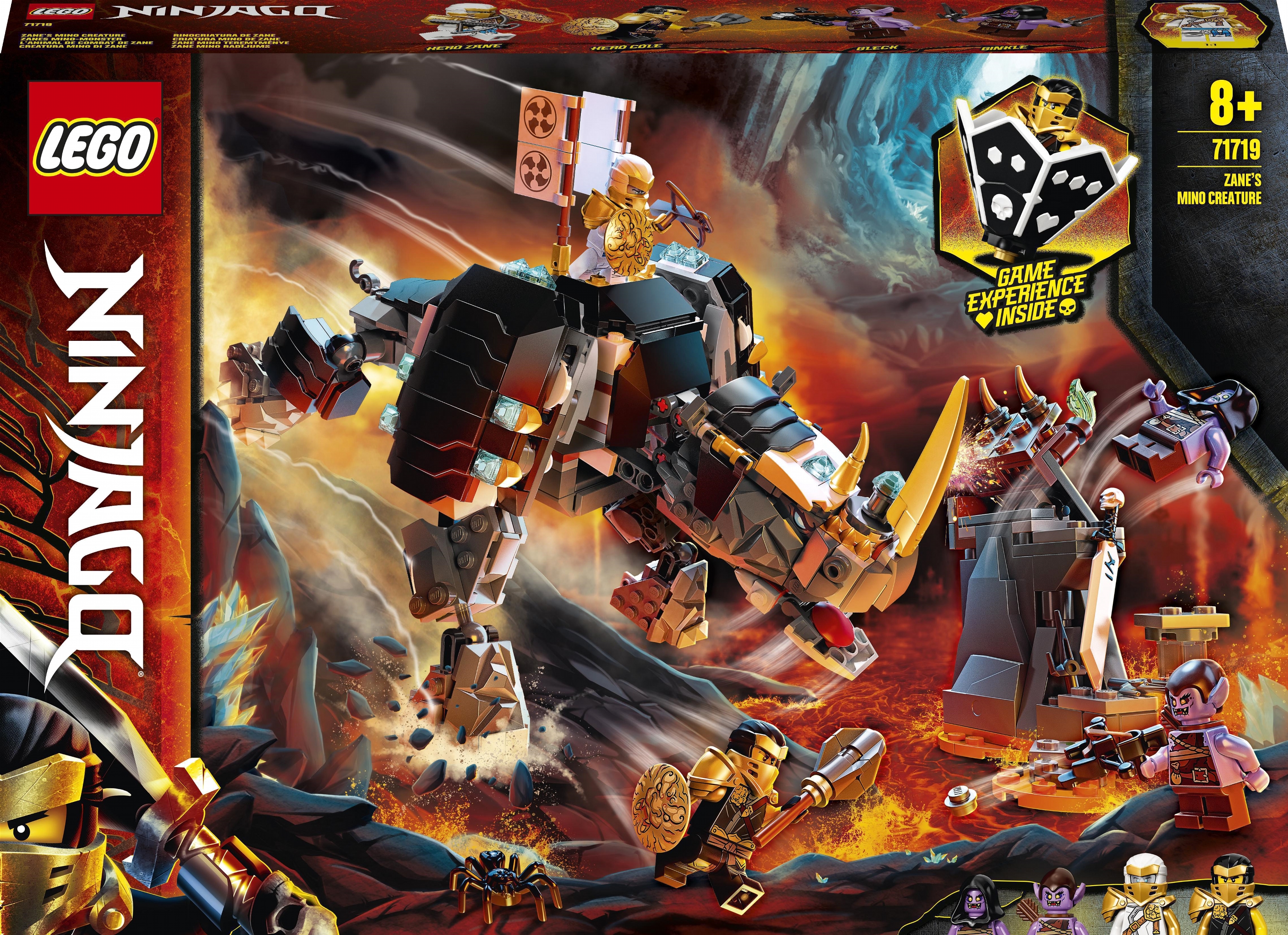 

Конструктор LEGO Ninjago Бронированный носорог Зейна 616 деталей (71719)