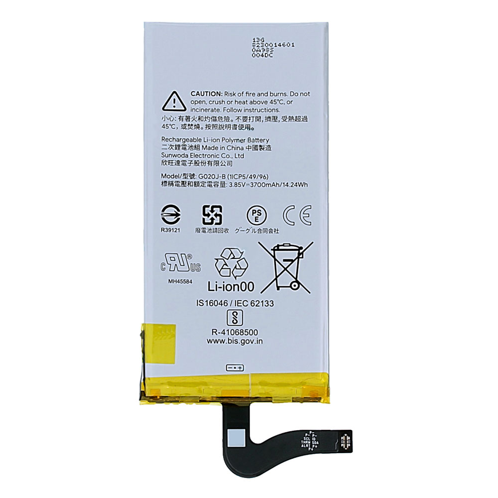 

Аккумулятор Google G020J-B для Google Pixel 4 XL (3700 mAh) (Original PRC)