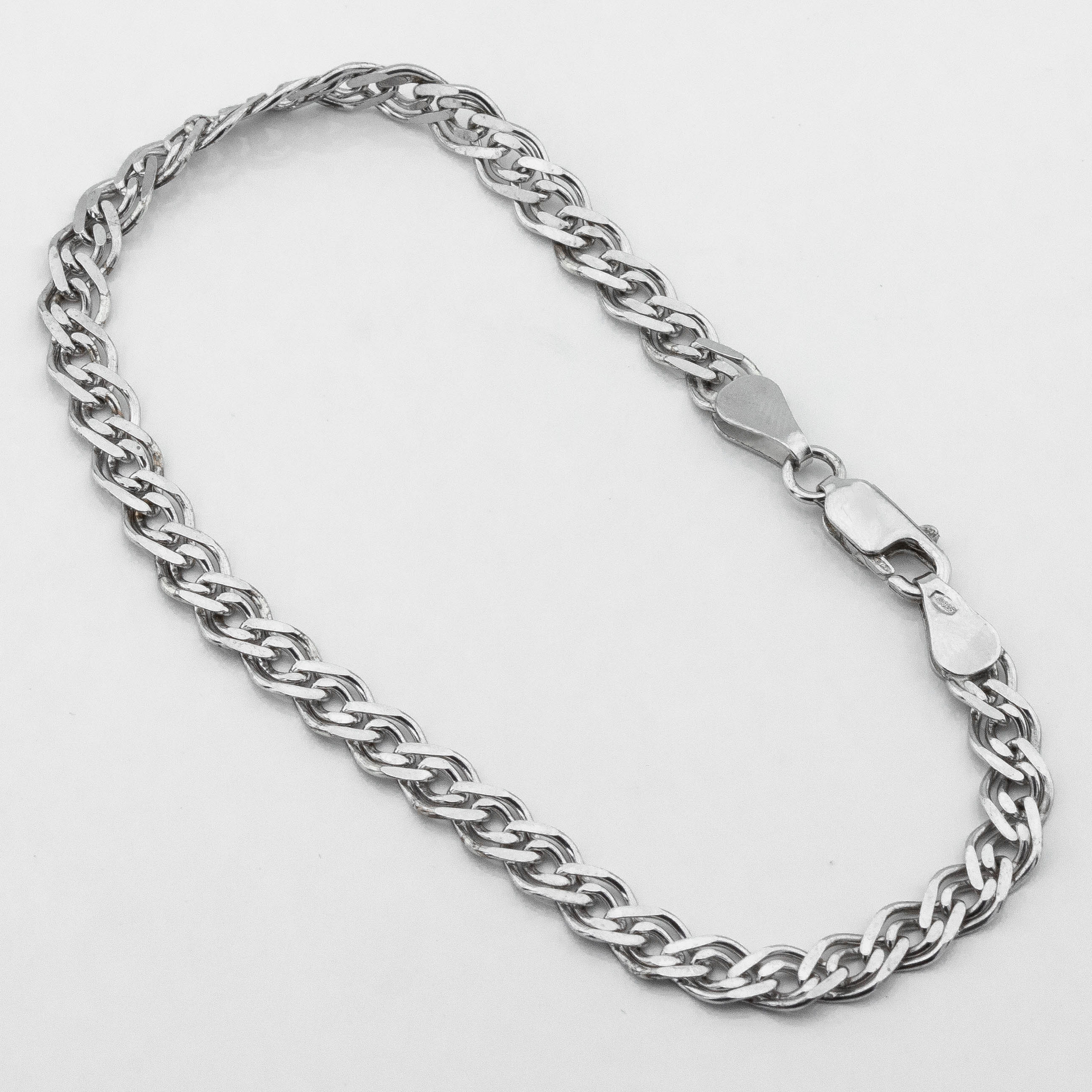 

Серебряный браслет плетение нона b15791, 19 размер