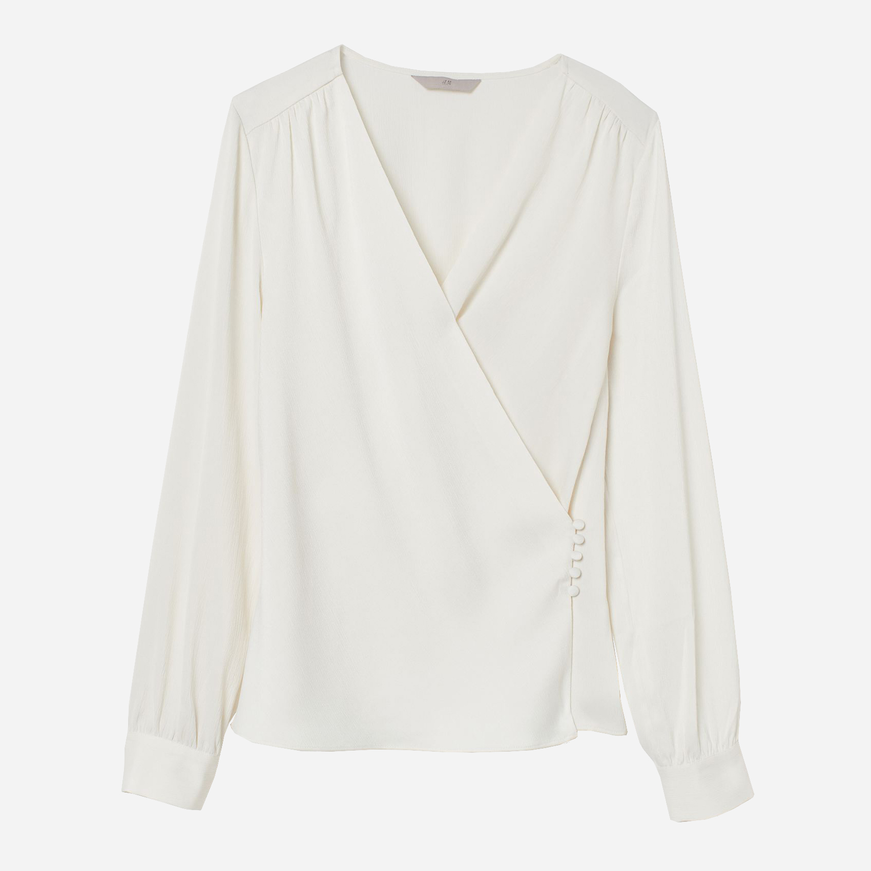 

Блузка H&M 0843555003 38 (165/88А) Кремовая