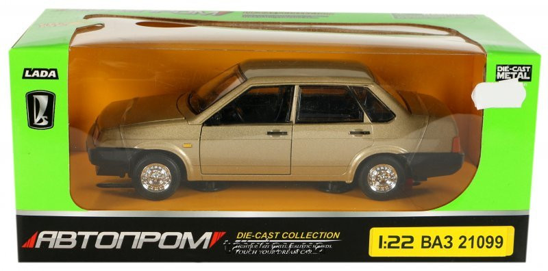 

Машинка инерционная АвтоПром "ВАЗ 21099" (Золотой) (21099(Gold))