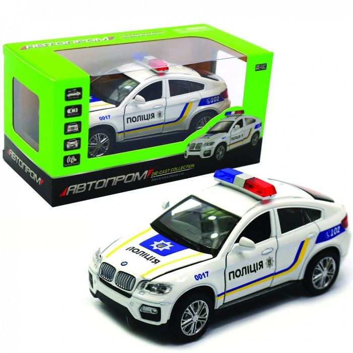 

Машина АвтоПром металлическая BMW X6 (7844-1)