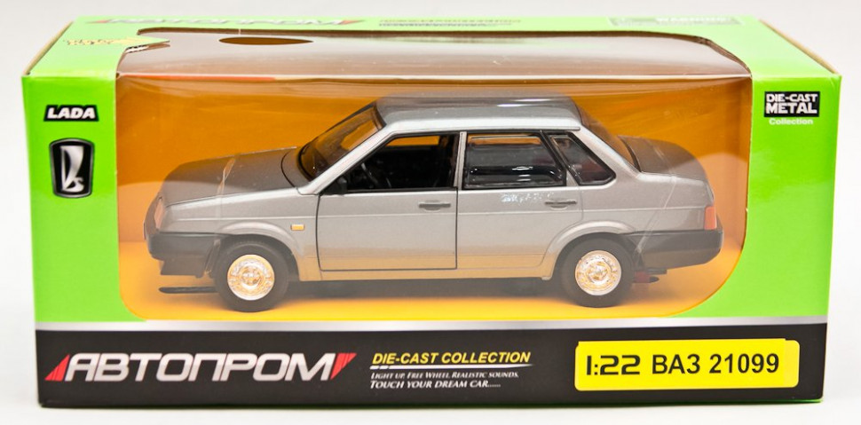 

Машинка инерционная АвтоПром "ВАЗ 21099" (Серебристый) (21099(Silver))