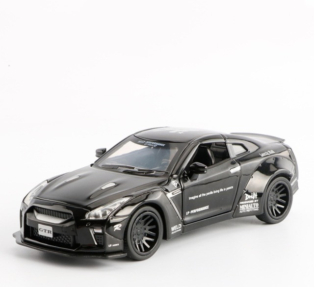 

Машина металлическая АвтоПром Nissan GTR со звуковыми эффектами (Black) (7862(Black))