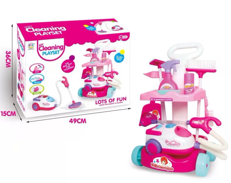 

Игровой набор тележка для уборки с пылесосом (5791)