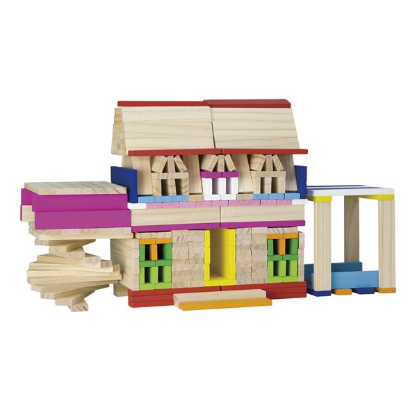 

Деревянные строительные кубики Viga Toys Архитектурные блоки, 250 шт. (50956)