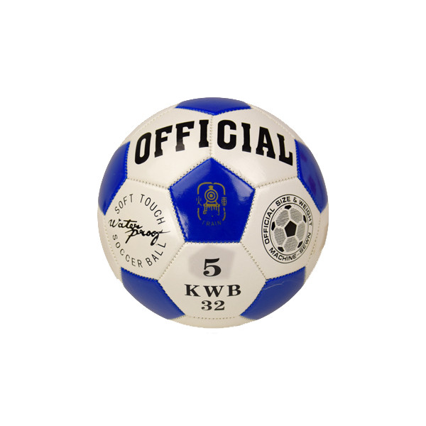 

Мяч футбольный METR+ диаметр 21,8 см (Бело-голубой) (B26114(White-Blue))