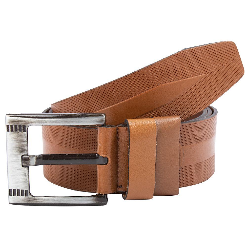 

Кожаный ремень мужской YSK 125х4,3 см Коричневый