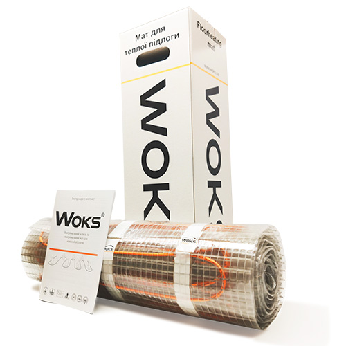 

Электрический мат под плитку Woks 4 м² 640 Вт