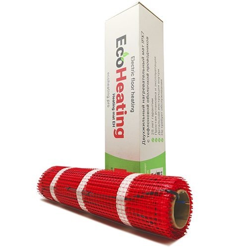

Нагревательный мат под плитку EcoHeating 150 / 4 м² / 600 Вт