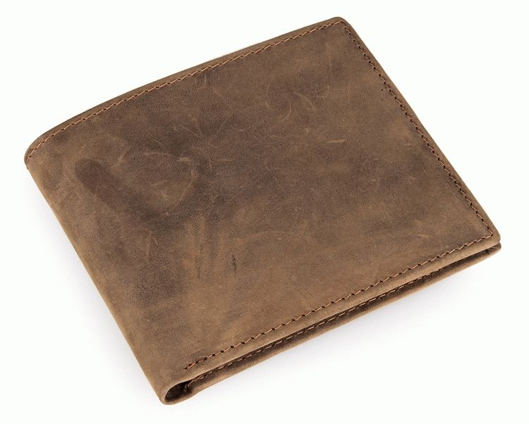 

Кожаный кошелек мужской Buffalo Bags 11,5х9,5 см Коричневый
