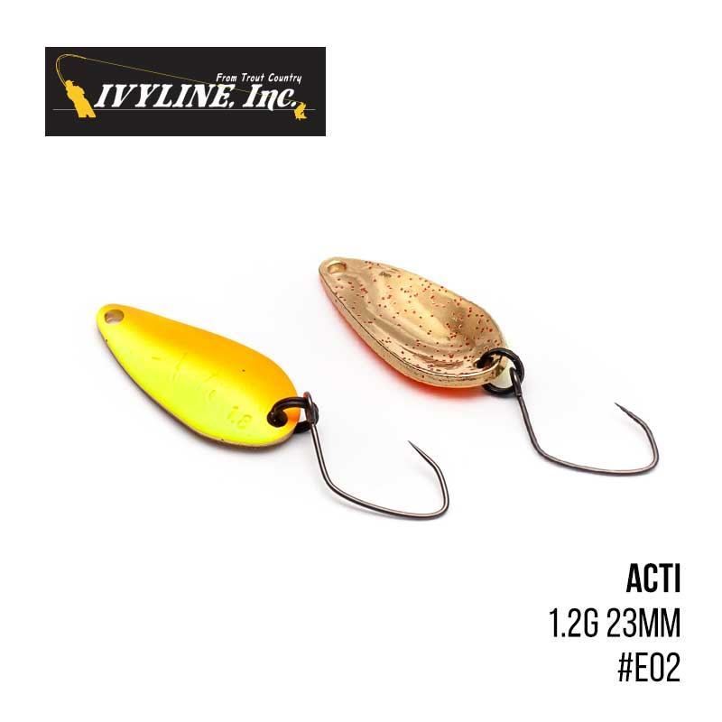 

Блесна Ivyline Acti 1.2g 23mm (E02)