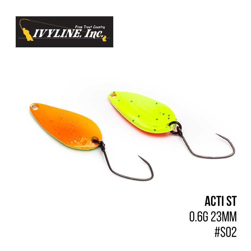 

Блесна Ivyline Acti ST 0.6g 23mm (S02)
