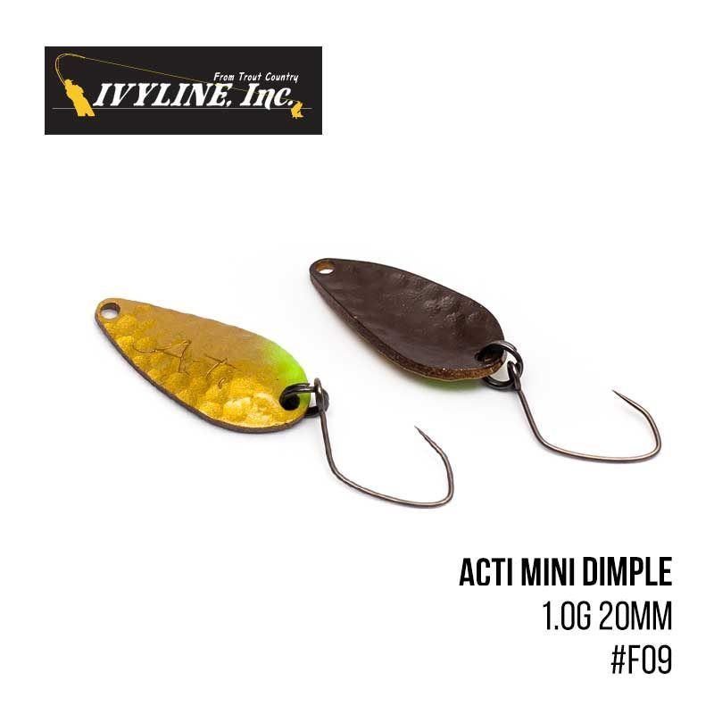 

Блесна Ivyline Acti Mini Dimple 1.0g 20mm (F09)