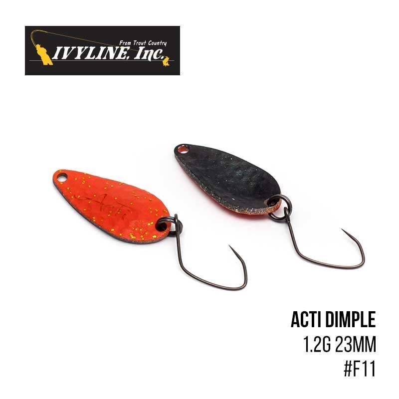 

Блесна Ivyline Acti Dimple 1.2g 23mm (F11)