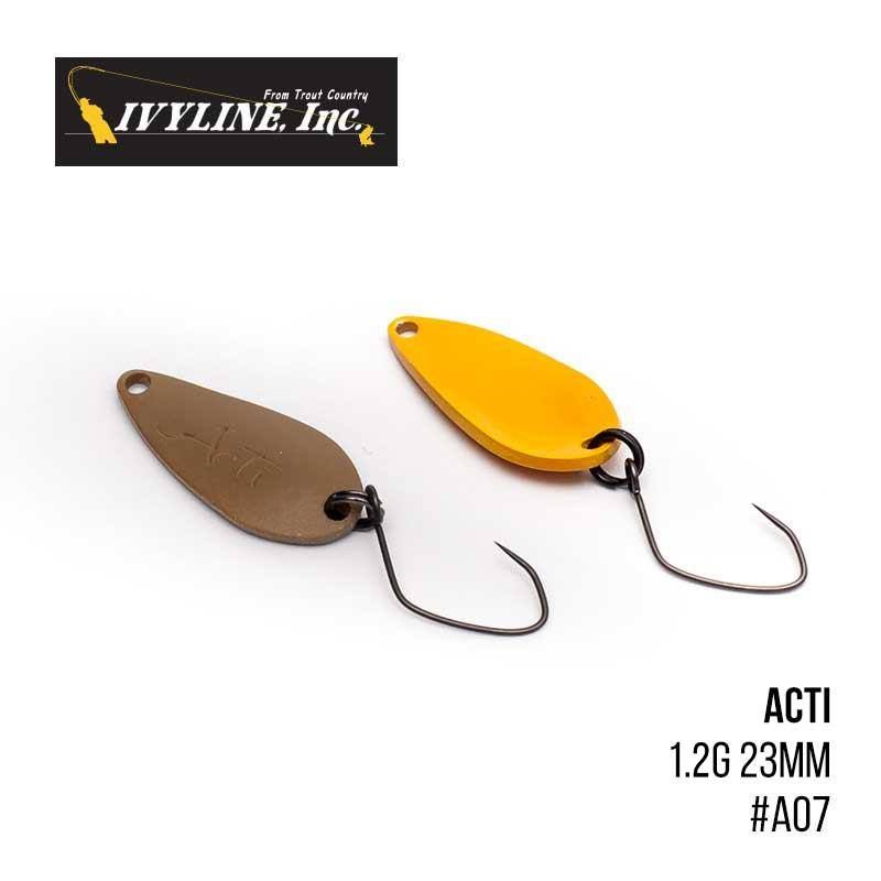 

Блесна Ivyline Acti 1.2g 23mm (A07)