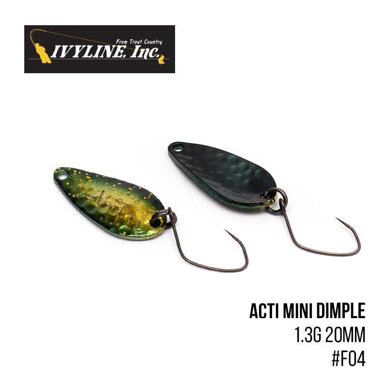 

Блесна Ivyline Acti Mini Dimple 1.3g 20mm (F04)