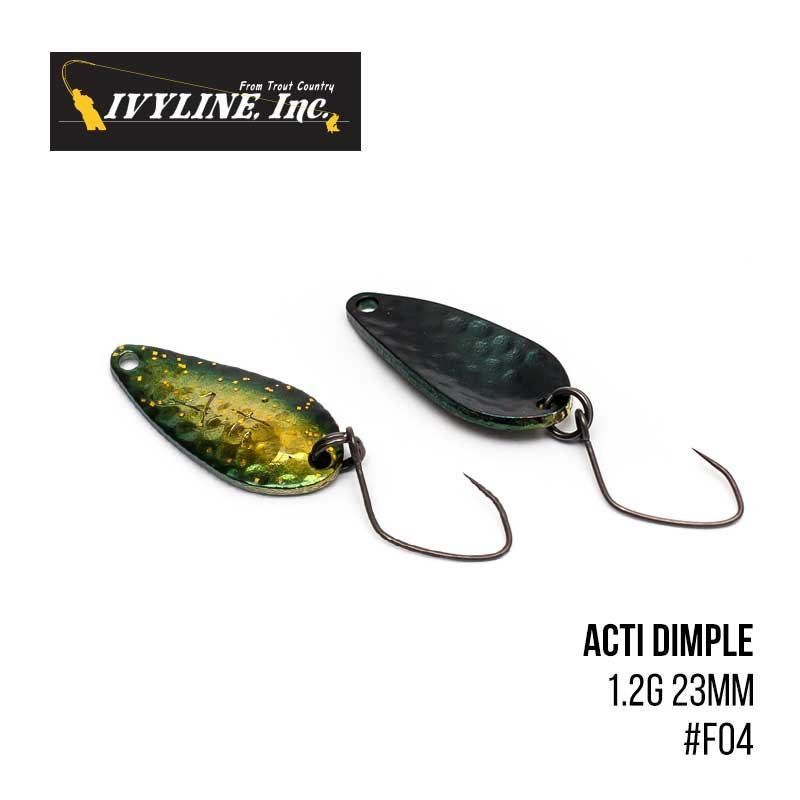 

Блесна Ivyline Acti Dimple 1.2g 23mm (F04)