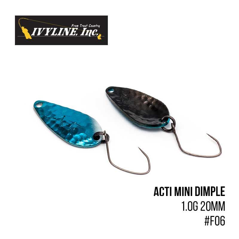 

Блесна Ivyline Acti Mini Dimple 1.0g 20mm (F06)
