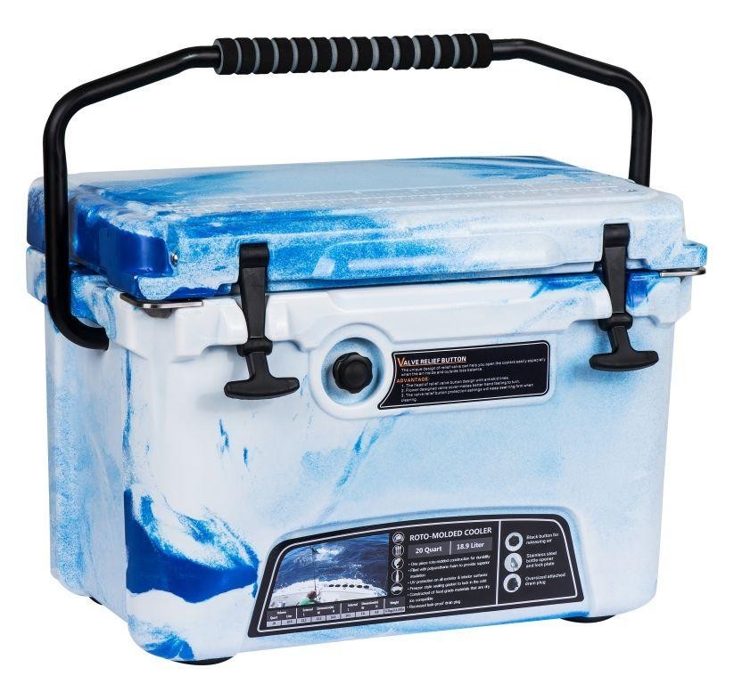 

Термо-контейнер Acoola Coolers модель 20QT (18,9 литра) - бело-голубой камуфляж