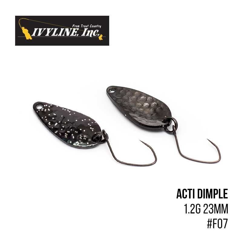 

Блесна Ivyline Acti Dimple 1.2g 23mm (F07)