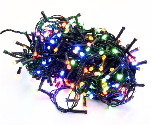 

Гирлянда 100LED (RD-7127) 9м провод чёрный, разноцветные лампочки VIALED