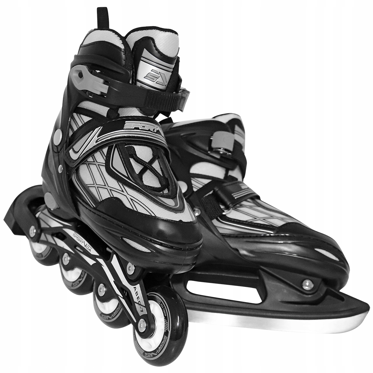 

Роликовые коньки SportVida 4 в 1 SV-LG0065 Size 39-42 Black/Grey