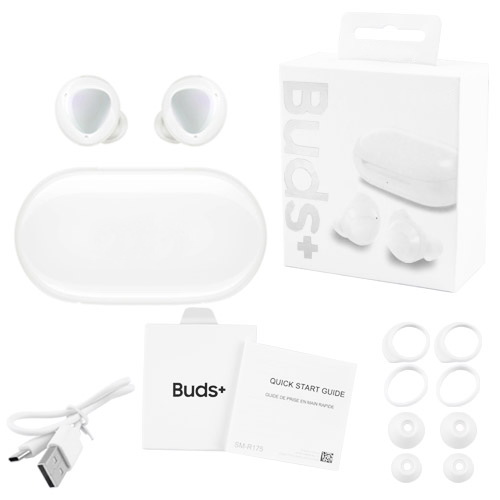 

Беспроводные наушники Wireless Galaxy Buds+ с кейсом белый 8146