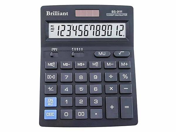 

Калькулятор 12-разрядный (BS-0111) Brilliant (BS-0111)