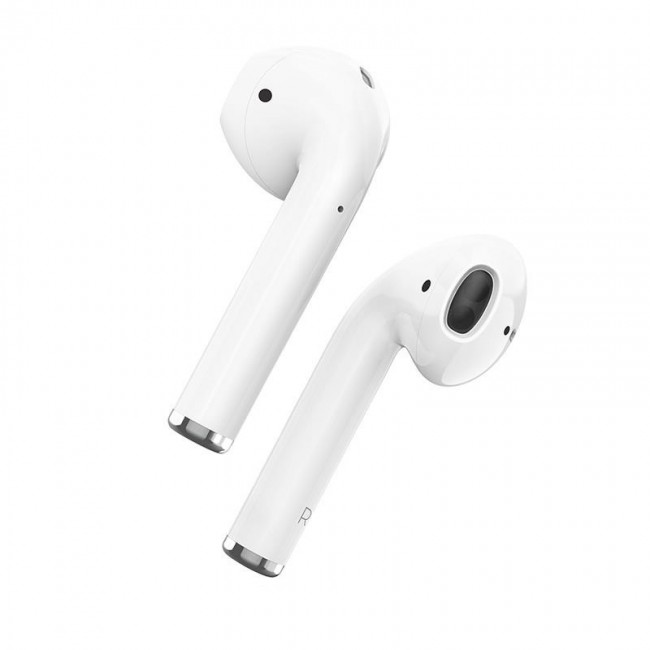 

Беспроводные блютуз наушники Hoco DES03 series TWS wireless headset Bluetooth с чехлом для зарядки Белые