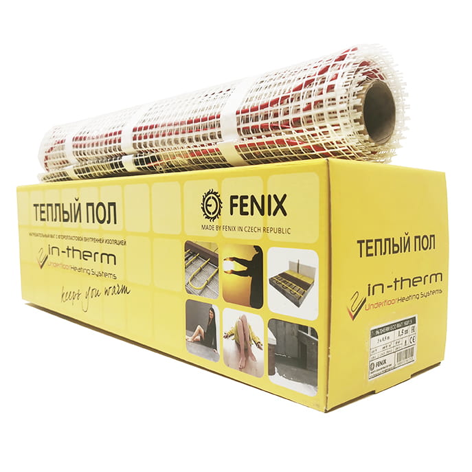 

Нагревательный мат под плитку IN-THERM ECO 160 / 10 м2 / 1600 Вт