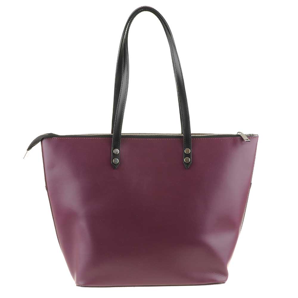 

Деловая Сумка Italian Bags 13345_viola Кожаная Бордовый