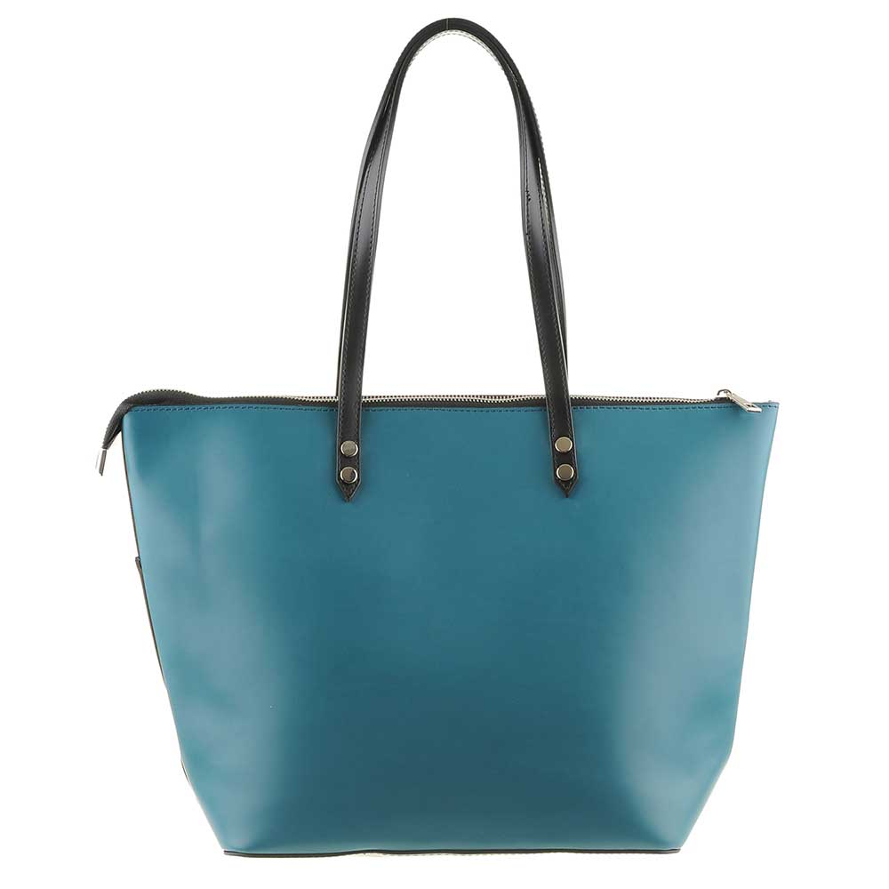 

Деловая Сумка Italian Bags 13345_petrolio Кожаная Синий
