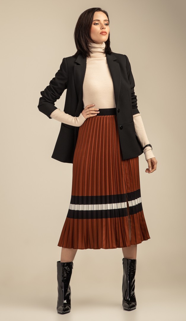 

Спідниця HELENA 1542  карамельна, Спідниця HELENA 1542 46 карамельна