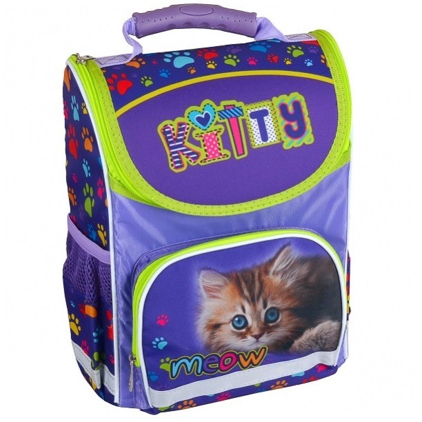 

Рюкзак школьный "Smile - Котик-Kitty", ортопедический, каркасный (988072)