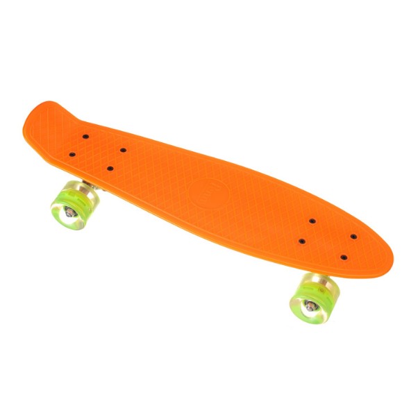 

Пенни борд (Penny Board) 23, Колёса PU светящиеся, оранжевый