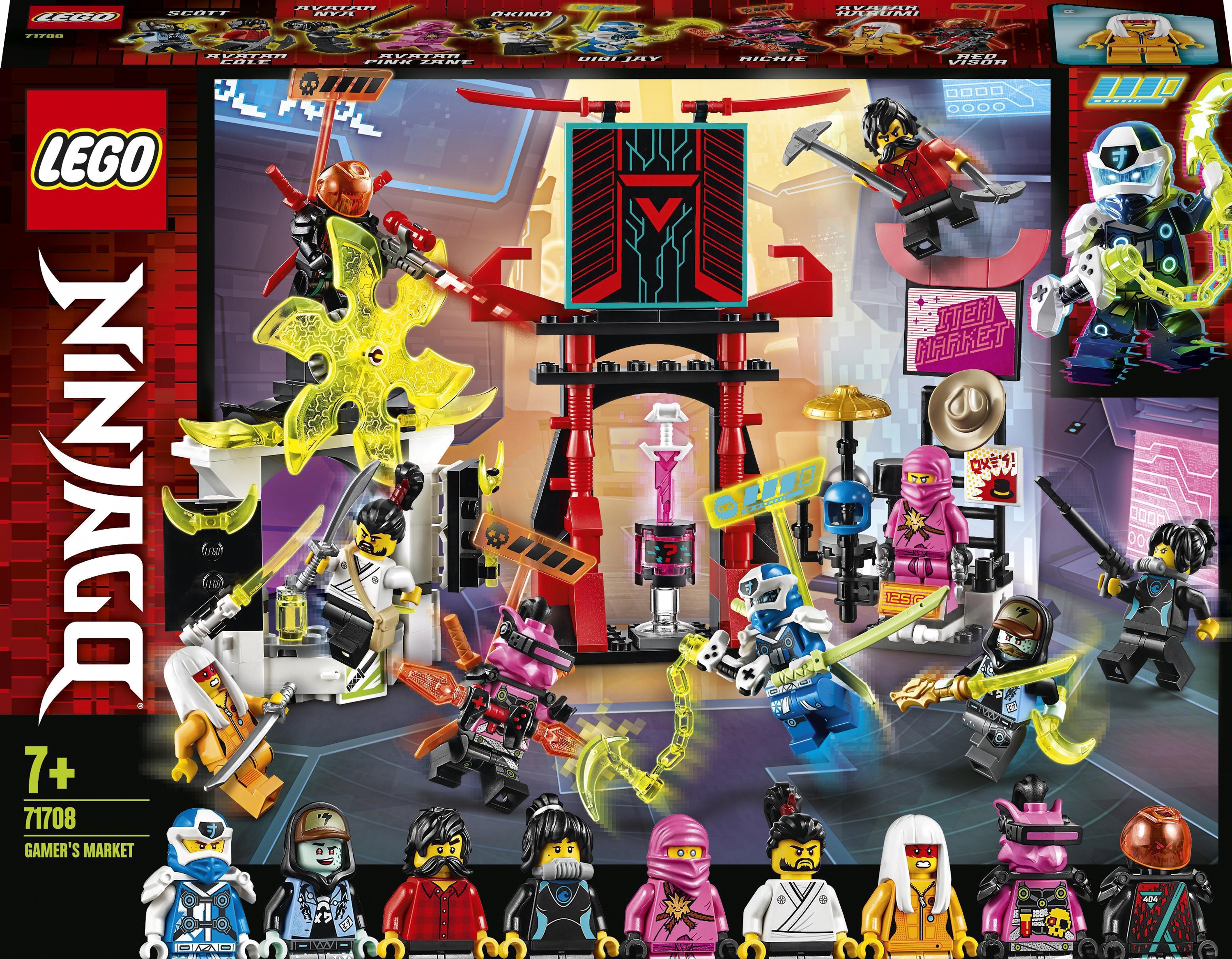 

Конструктор LEGO Ninjago Киберрынок 218 деталей (71708)