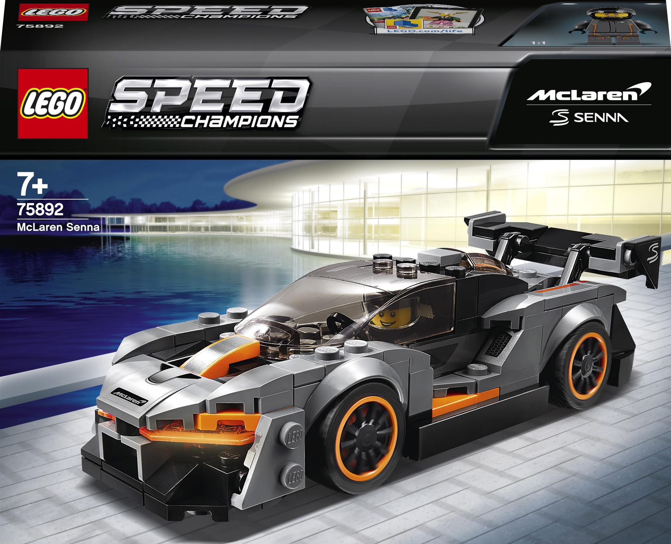 Конструктор Lego Speed Champions Автомобиль Mclaren Senna 219 деталей 75892 фото отзывы