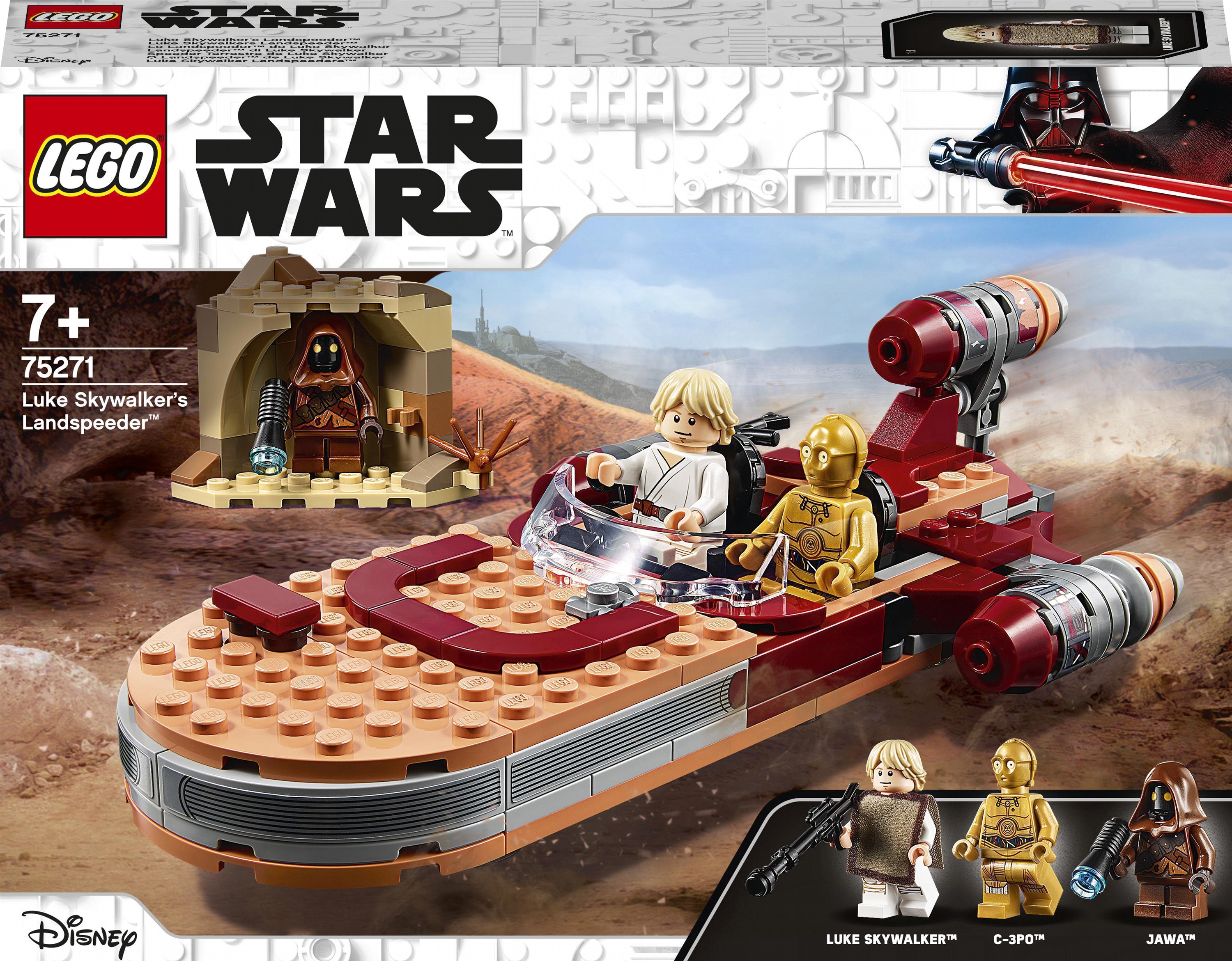 

Конструктор LEGO Star Wars Спидер Люка Сайуокера 236 деталей (75271)