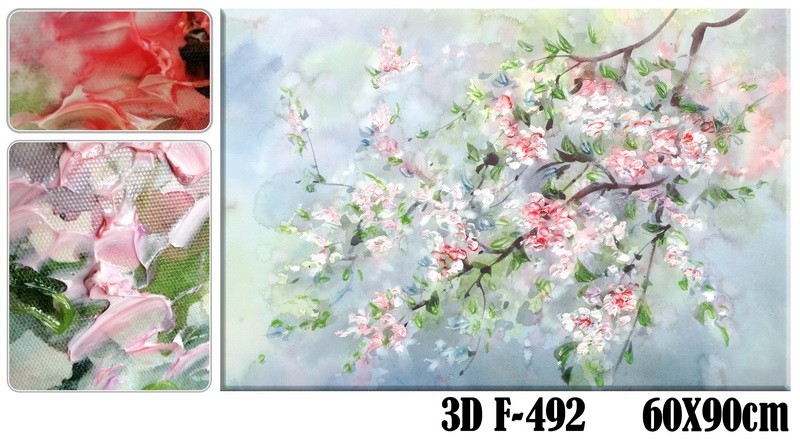 

Картина на холсте SvitArt 3D 60х90 см F-492