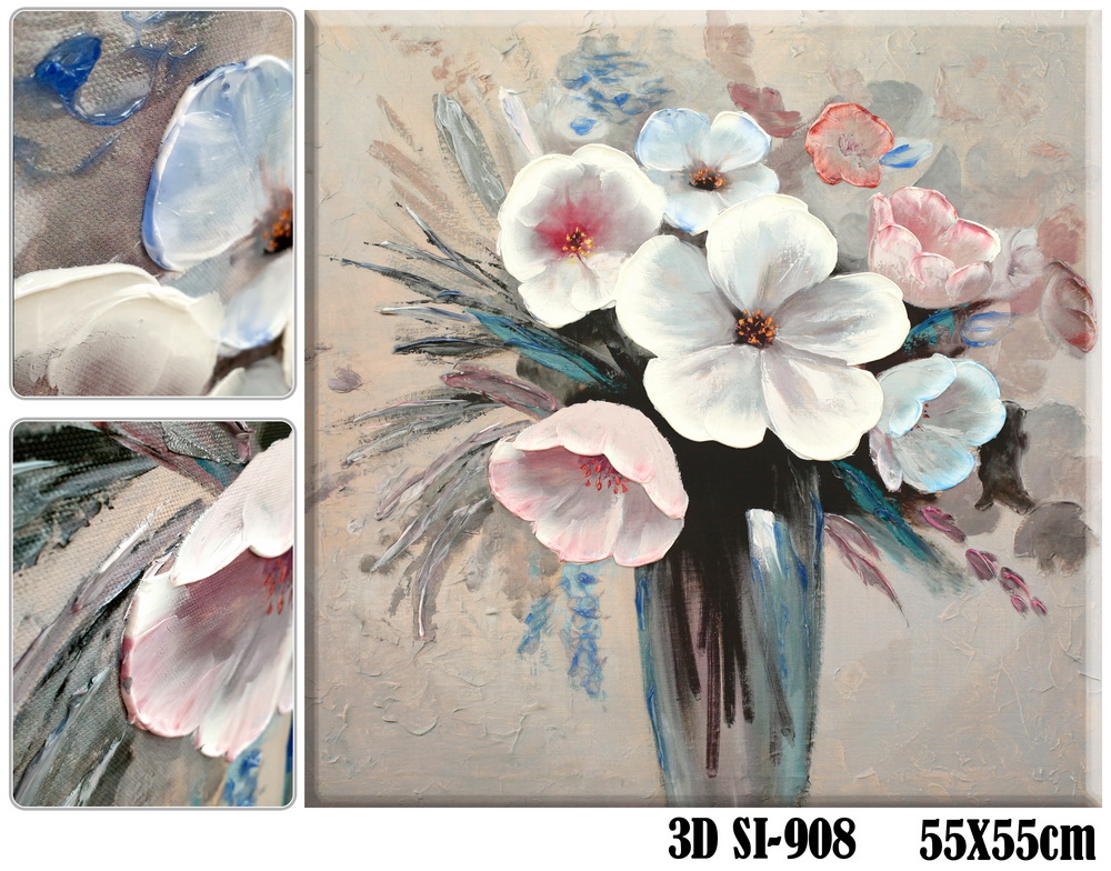 

Картина на холсте 3D SvitArt Si-908 55х55 см