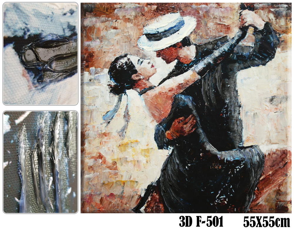 

Картина на холсте 3D SvitArt F-501 55х55 см