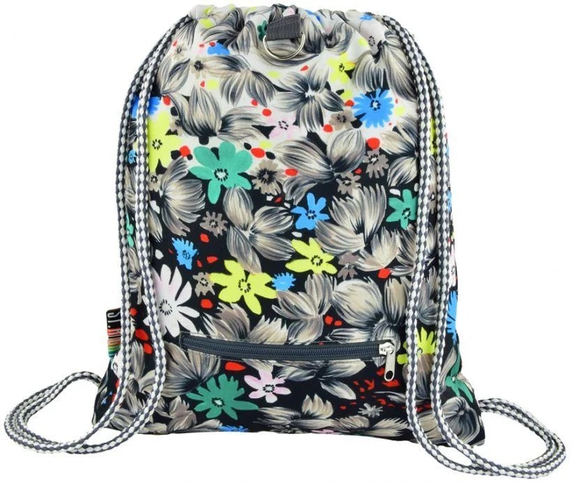 

Сумка для обуви SO11 FLOWERS BLACK