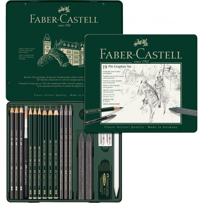 

Набор графита Faber-Castell Pitt 19 предметов 112973