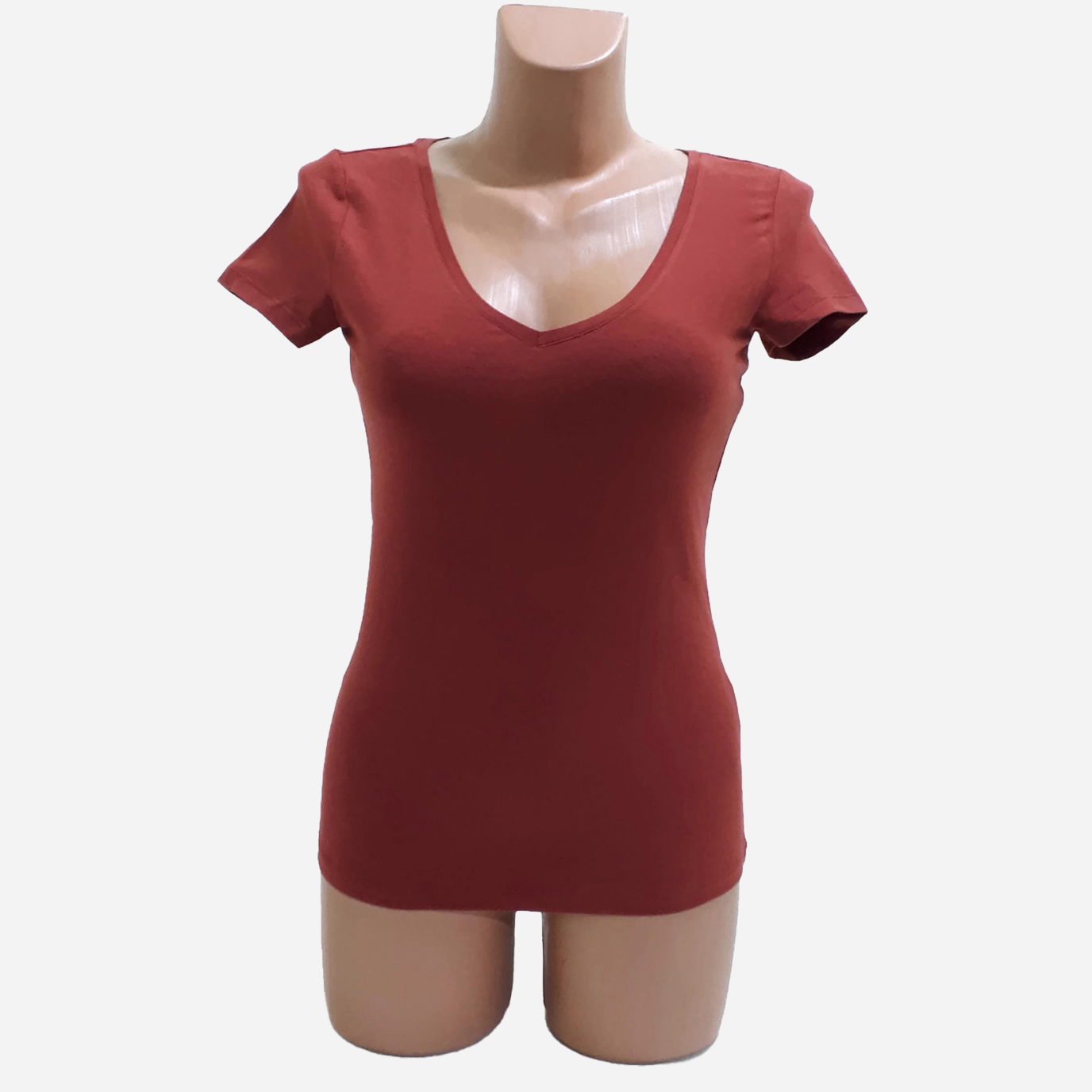 

Футболка H&M 215248  Терракотовая, Футболка H&M 215248 L Терракотовая