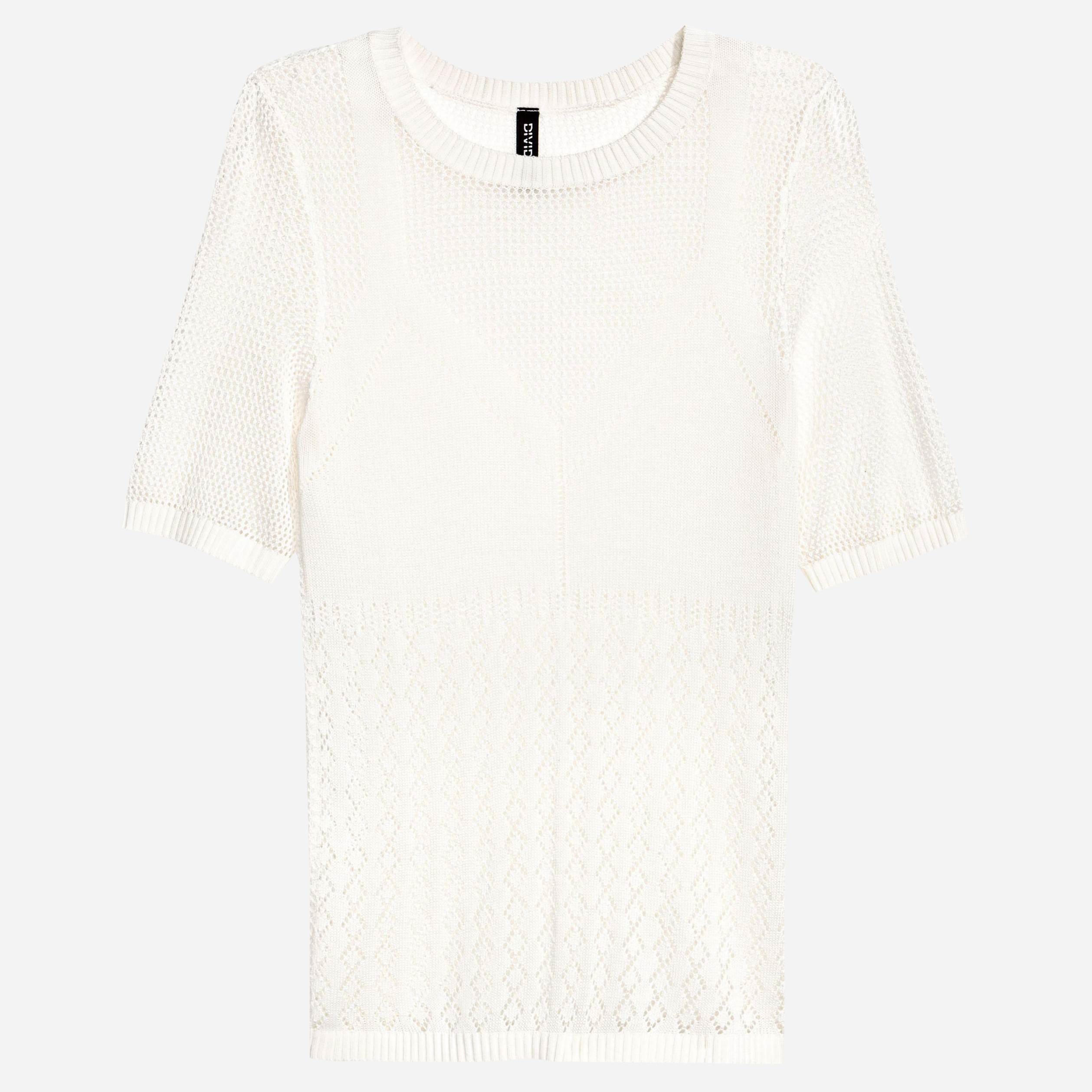 

Футболка H&M 812-4655405  Белая, Футболка H&M 812-4655405 XS Белая