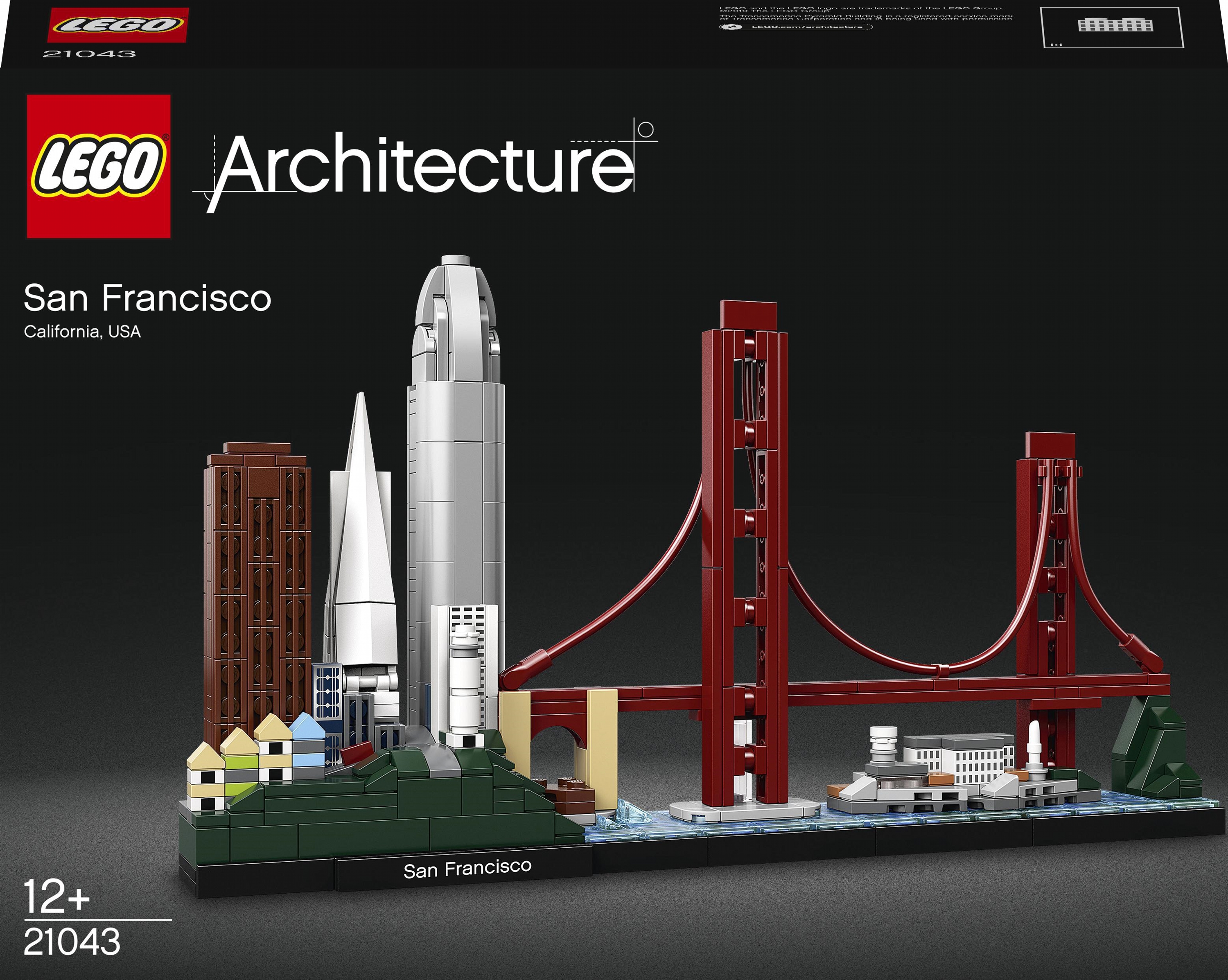 

Конструктор LEGO Architecture Сан-Франциско 565 деталей (21043)